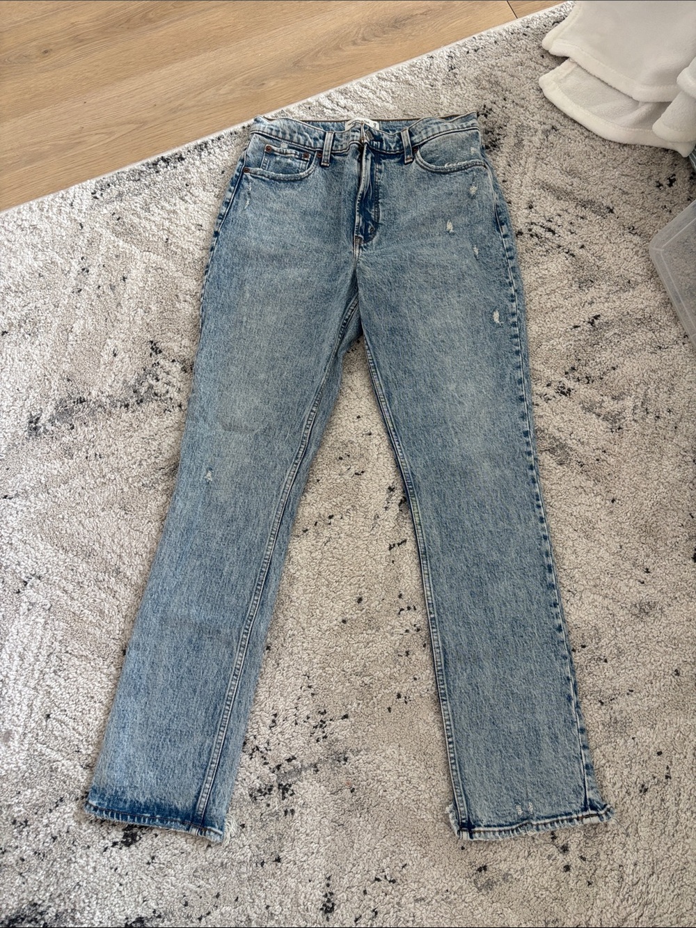 abercrombie 90’s skinny high rise jeans